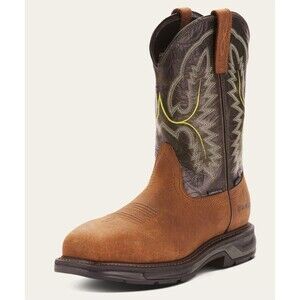 Ariat Workhog XT Waterproof Carbon Toe Leather Work Boots Mens Sz 15D Western